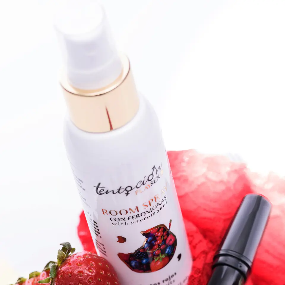 Ambientador com Feromonas Aroma Frutos Vermelhos 100ml Tentación Play Sex 1