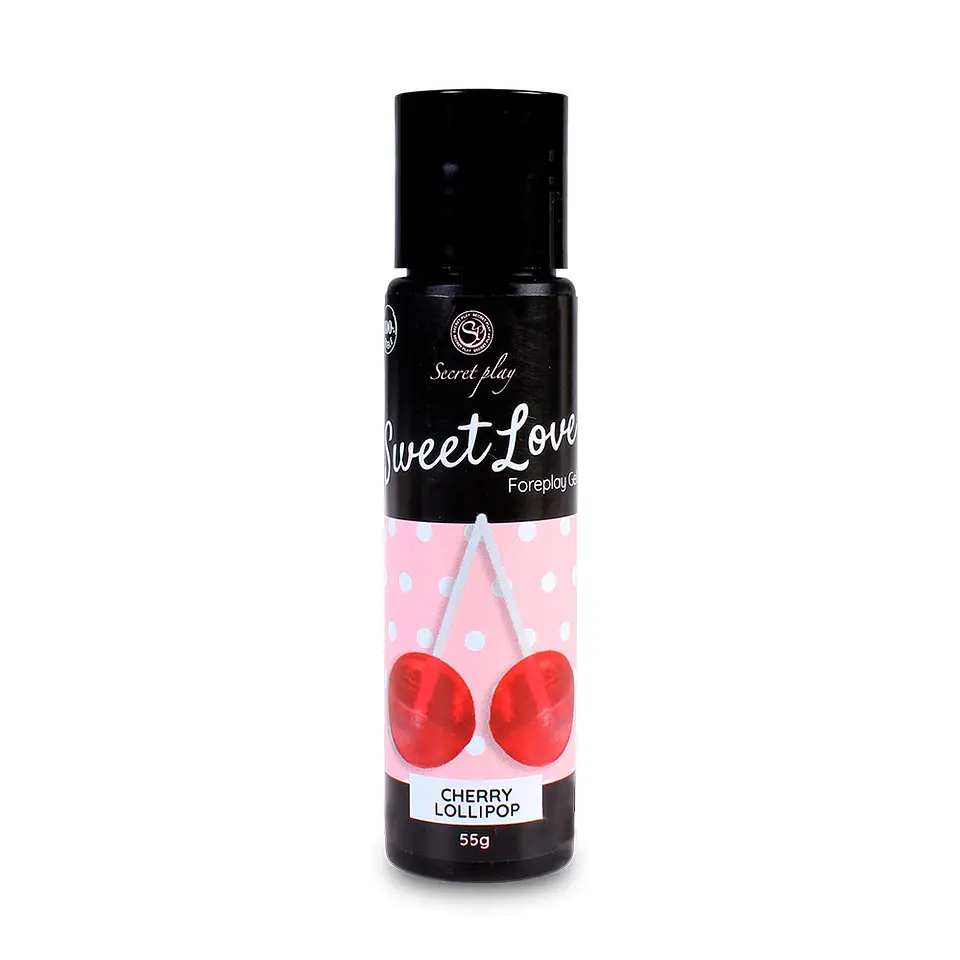Gel Lubrificante com Sabor a Chupa de Cereja Sweet Love Secret Play 60ml 2