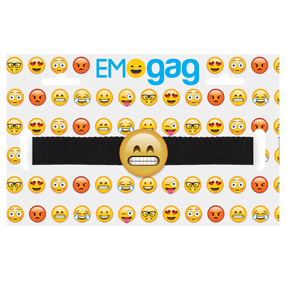 Mordaça Emogag Feliz Shots Toys 2