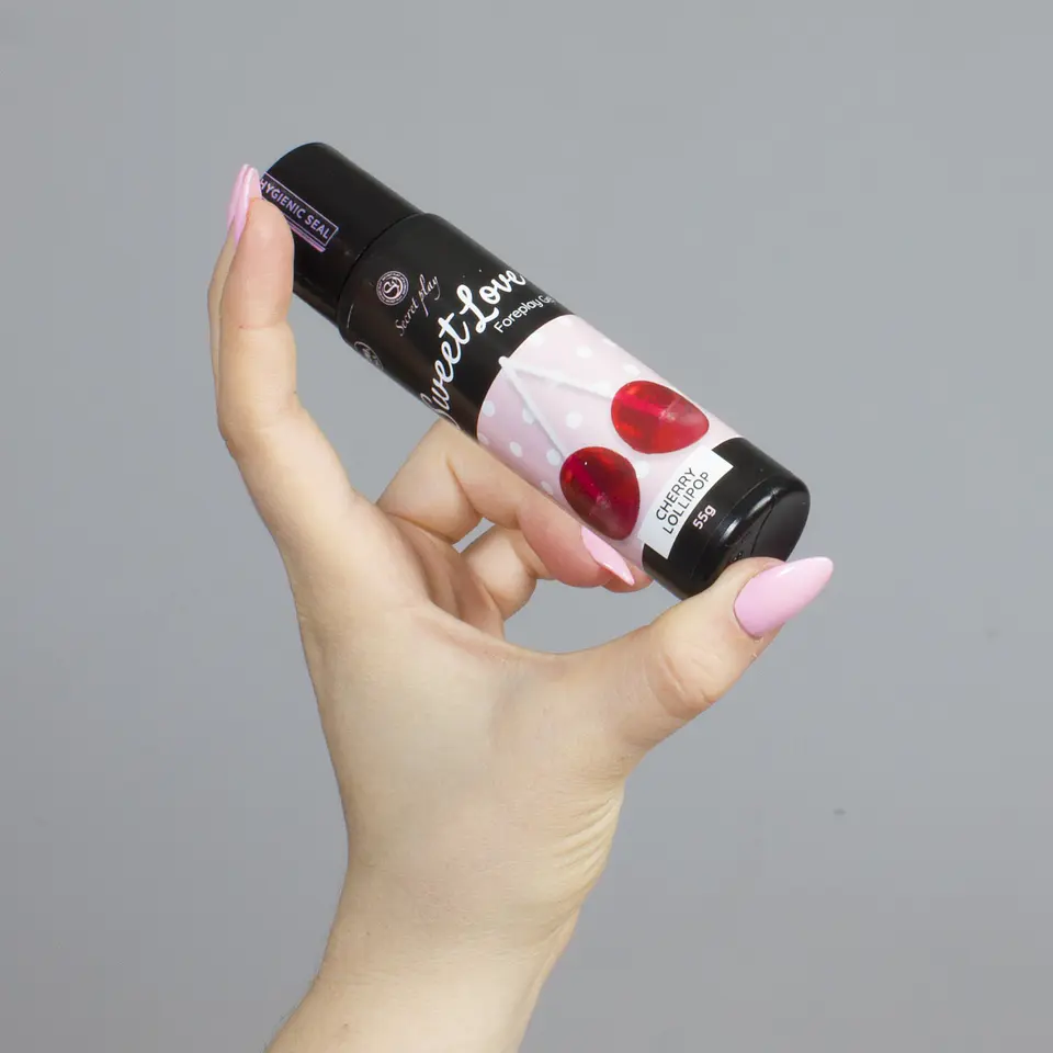 Gel Lubrificante com Sabor a Chupa de Cereja Sweet Love Secret Play 60ml 3