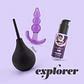 Explorer Duche Anal 90ml com Lubrificante Anal 50ml e Plug the Plunger Crushious - Thumbnail 3