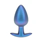 Plug Anal Smooth Silicone Large 3,5 /8,9 CM Metallic Ouch! - Thumbnail 1