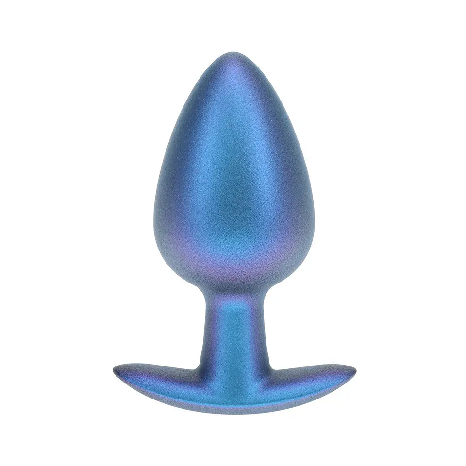 Plug Anal Smooth Silicone Large 3,5 /8,9 CM Metallic Ouch! 1