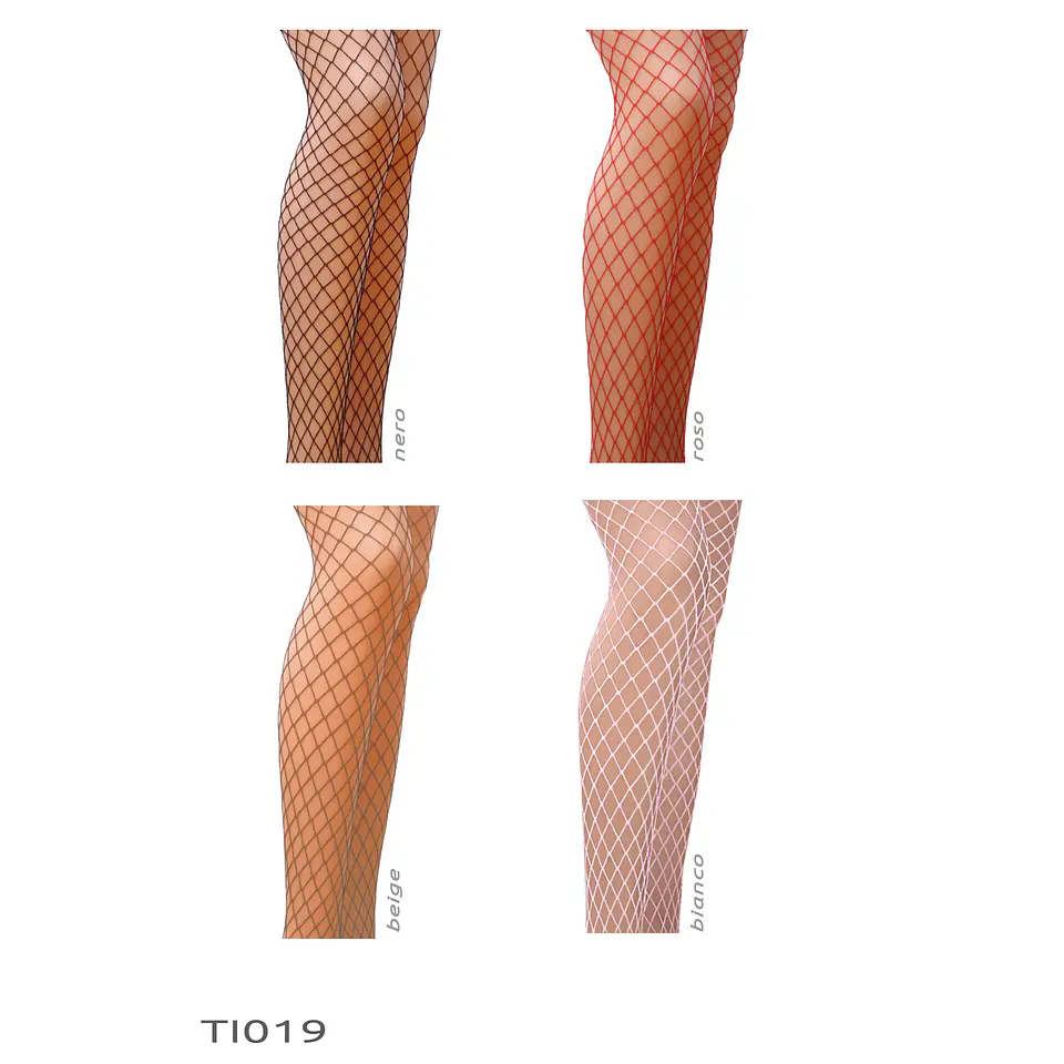 Collants Branco (Fishnet) Passion (TI019) 4