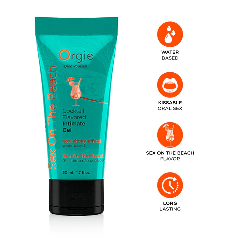 Lubrificante Lube Tube Cocktail Sex On the Beach 50ml Orgie