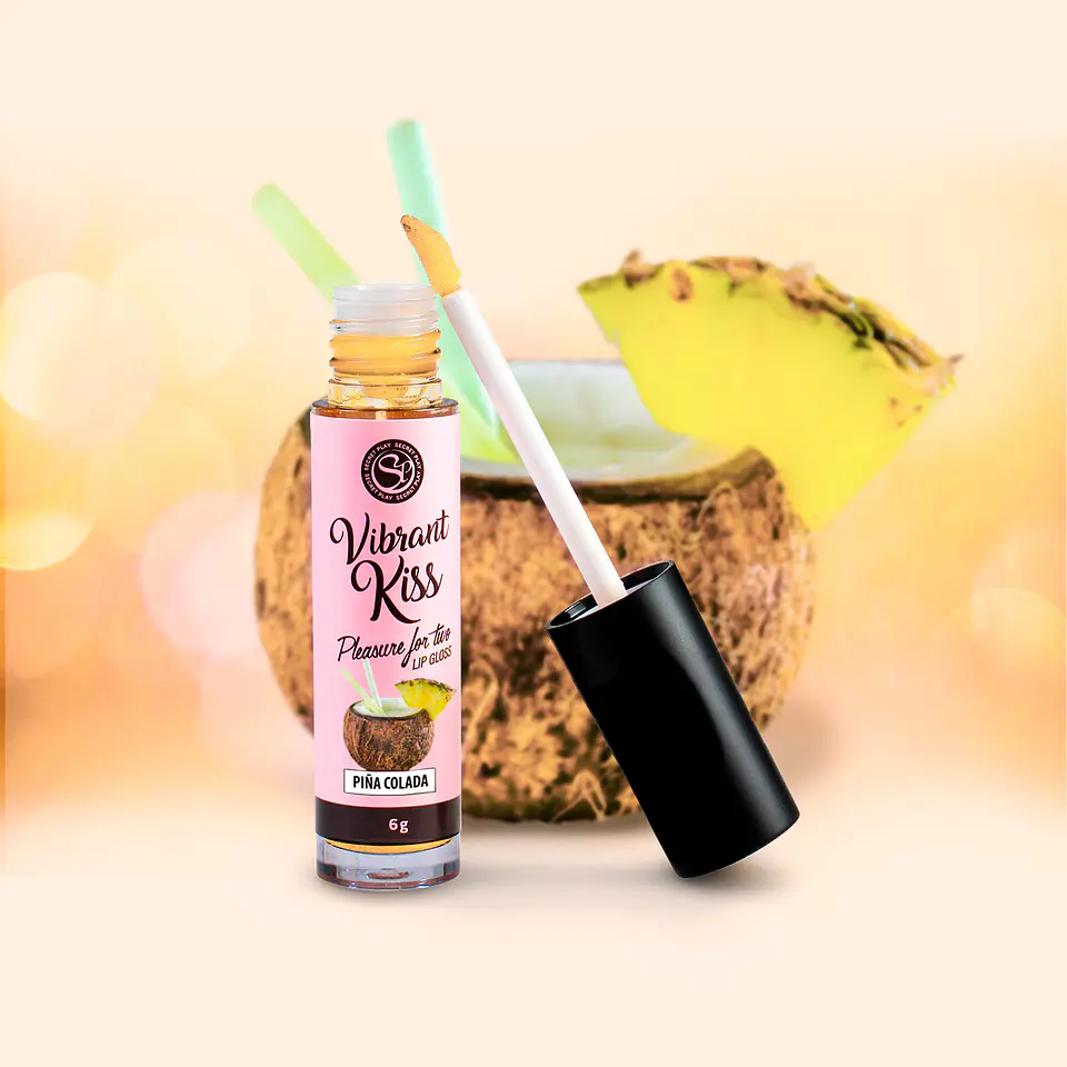 Lip Gloss de Piña Colada Vibrant Kiss 6gr Secret Play 1