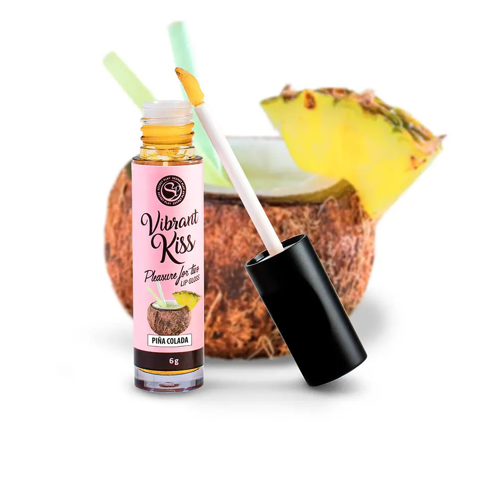 Lip Gloss de Piña Colada Vibrant Kiss 6gr Secret Play 4