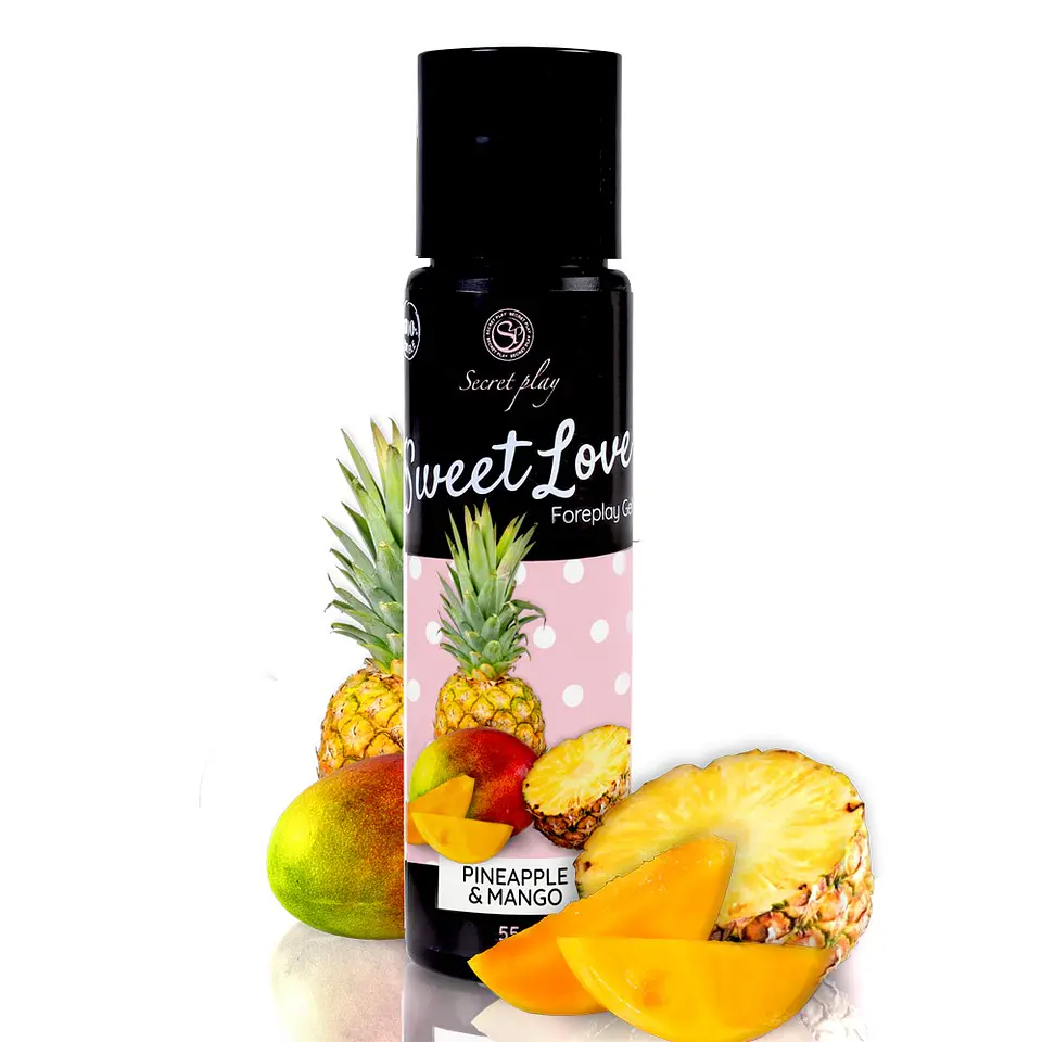 Gel Lubrificante com Sabor a Manga Ananás Sweet Love Secret Play 60ml 1