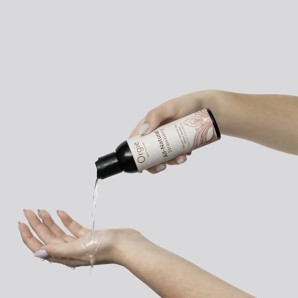 Gel Íntimo All-Natural Morango 150ml Orgie 2