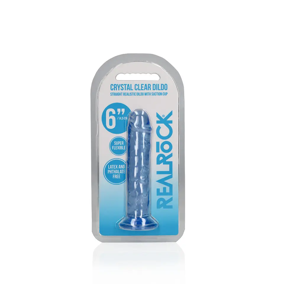 Dildo Straight Realistic Crystal Clear 6 /14.5 CM Realrock 4
