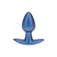 Plug Anal Smooth Silicone Small 2.6 /6,5 CM Metallic Ouch! - Thumbnail 1