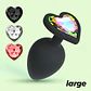 Cuore Plug Anal Grande com 4 Joias Intercambiáveis Crushious - Thumbnail 1