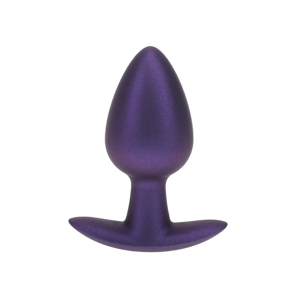 Plug Anal Smooth Silicone Medium 3,1 /7,9 CM Metallic Ouch! 2