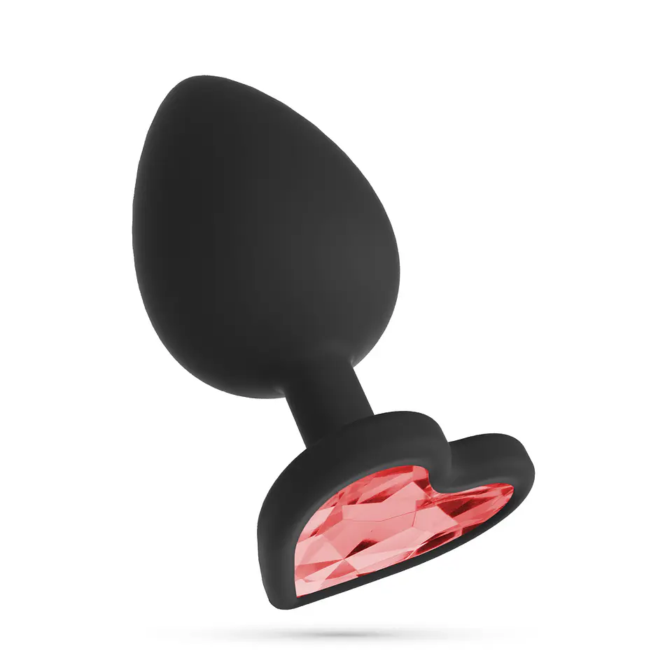 Cuore Plug Anal Grande com 4 Joias Intercambiáveis Crushious 5