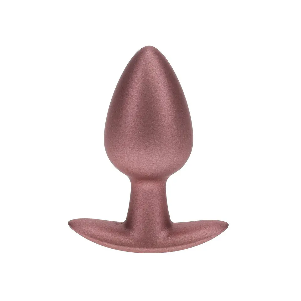 Plug Anal Smooth Silicone Medium 3,1 /7,9 CM Rose Gold Ouch! 1