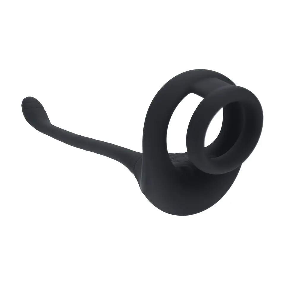 Anel para o Pénis Tri o de Silicone com Comando e Estimulador Levelz 1