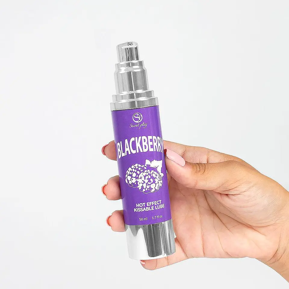 Lubrificante de Efeito Calor com Sabor a Amora 50 ML Secret Play 5