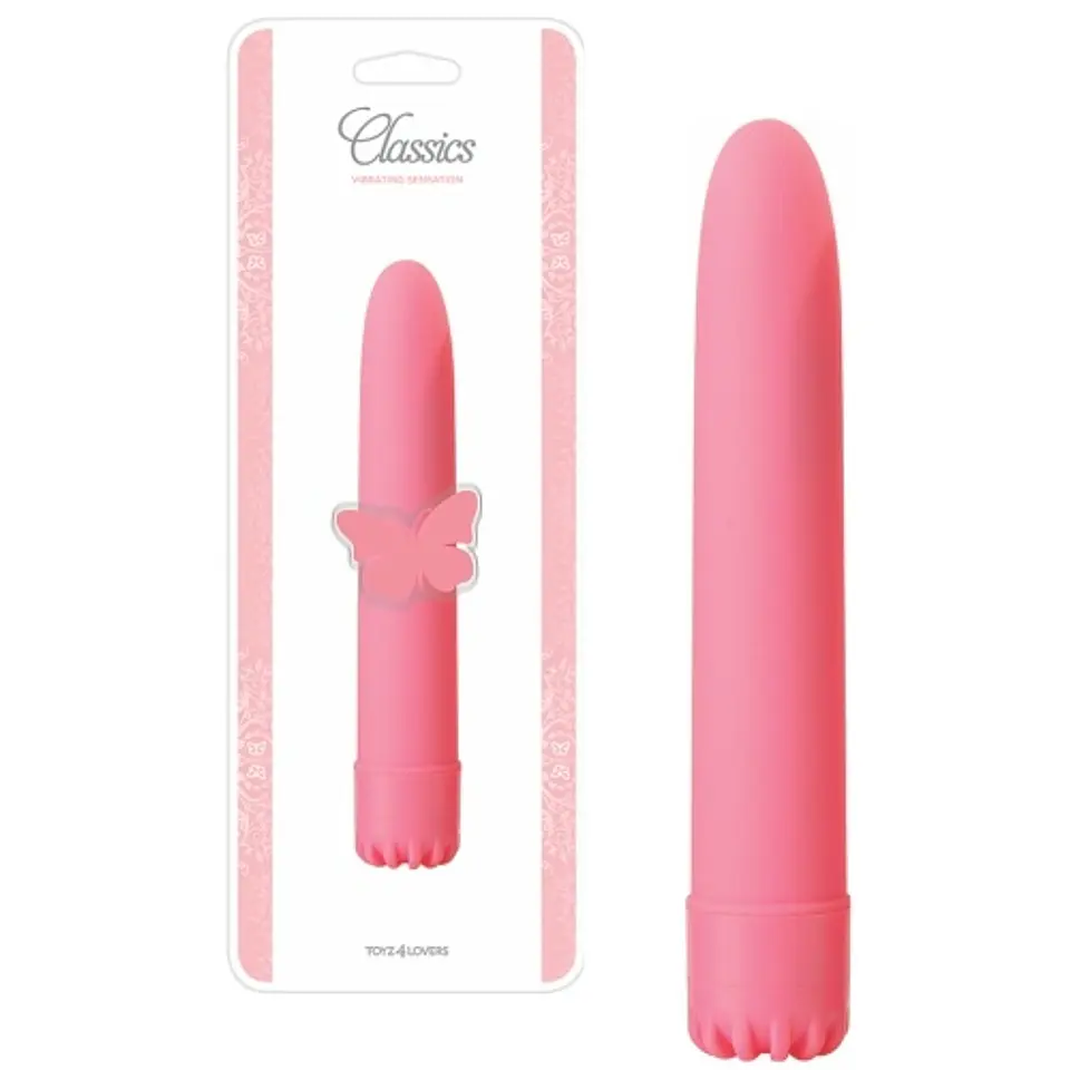 Vibrador Classics Rosa Grande Toyz4lovers 2