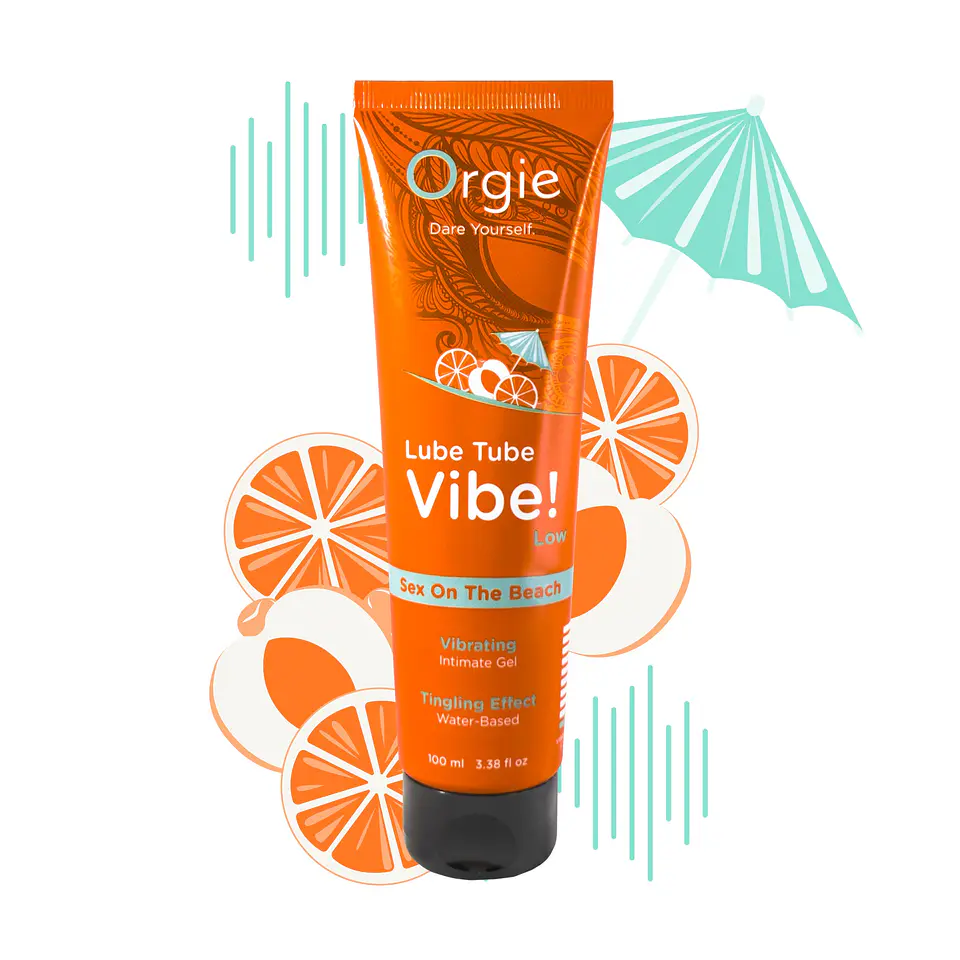 Lubrificante Lube Tube Vibe! Sex On the Beach Intensidade Baixa Orgie 100ml 3