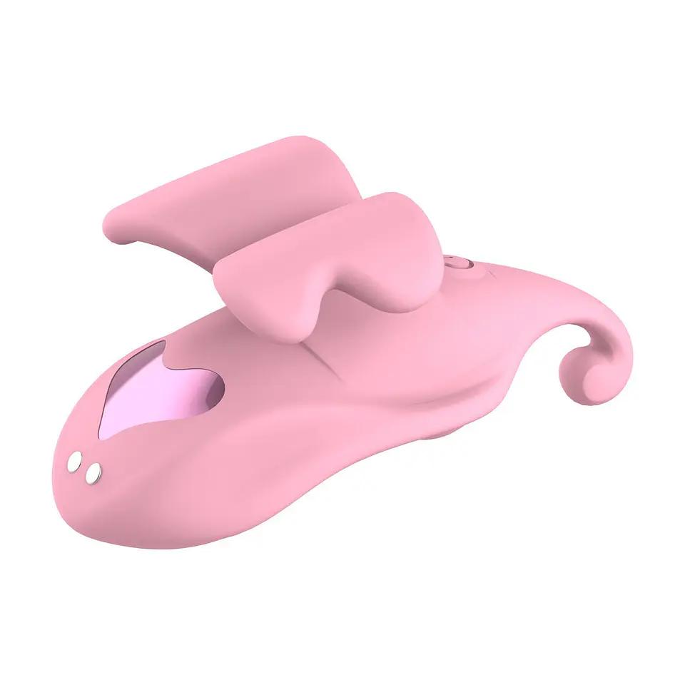 Vibrador de Dedo Finger Dual Rosa Loveline 4