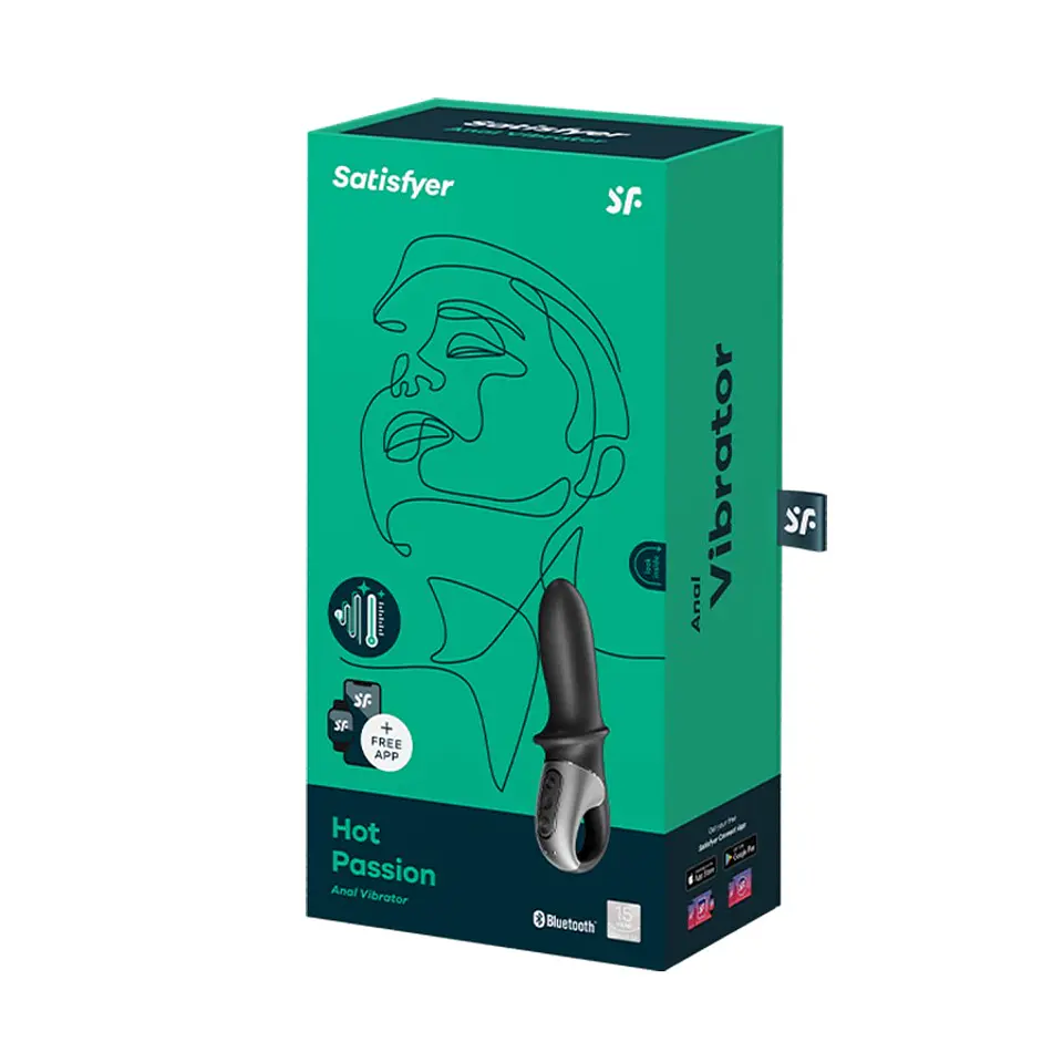 Vibrador Hot Passion com App Satisfyer Preto 6