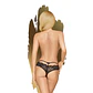 Tanga Mermaid Fantasy Penthouse Preta - Thumbnail 2