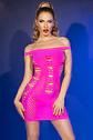Mini Vestido Rosa Chilirose (CR-4711) - Thumbnail 5