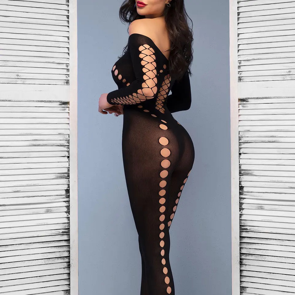Catsuit Preto Chilirose (CR-4646) 2