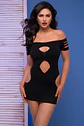 Mini Vestido Preto Chilirose (CR-4671) - Thumbnail 3