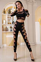 Conjunto Top e Leggings Preto Chilirose - Thumbnail 2