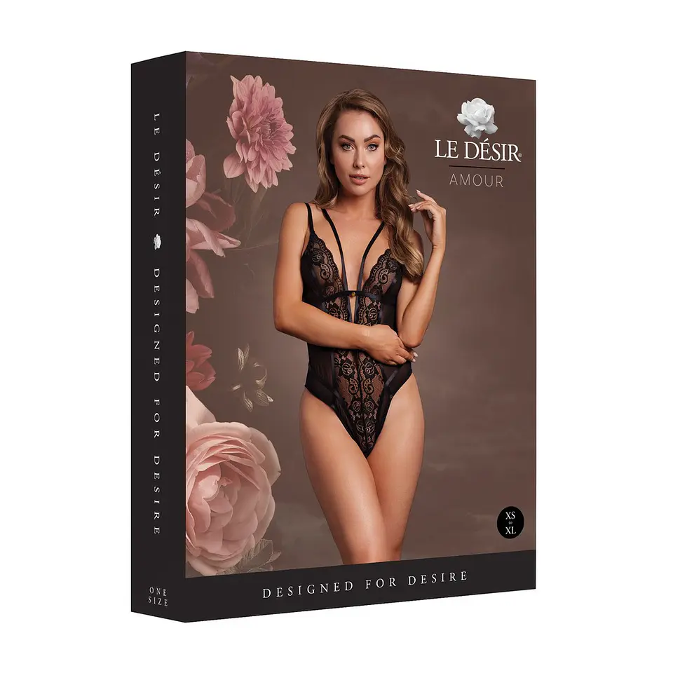 Body Wireless Lace Preto Le Désir 2