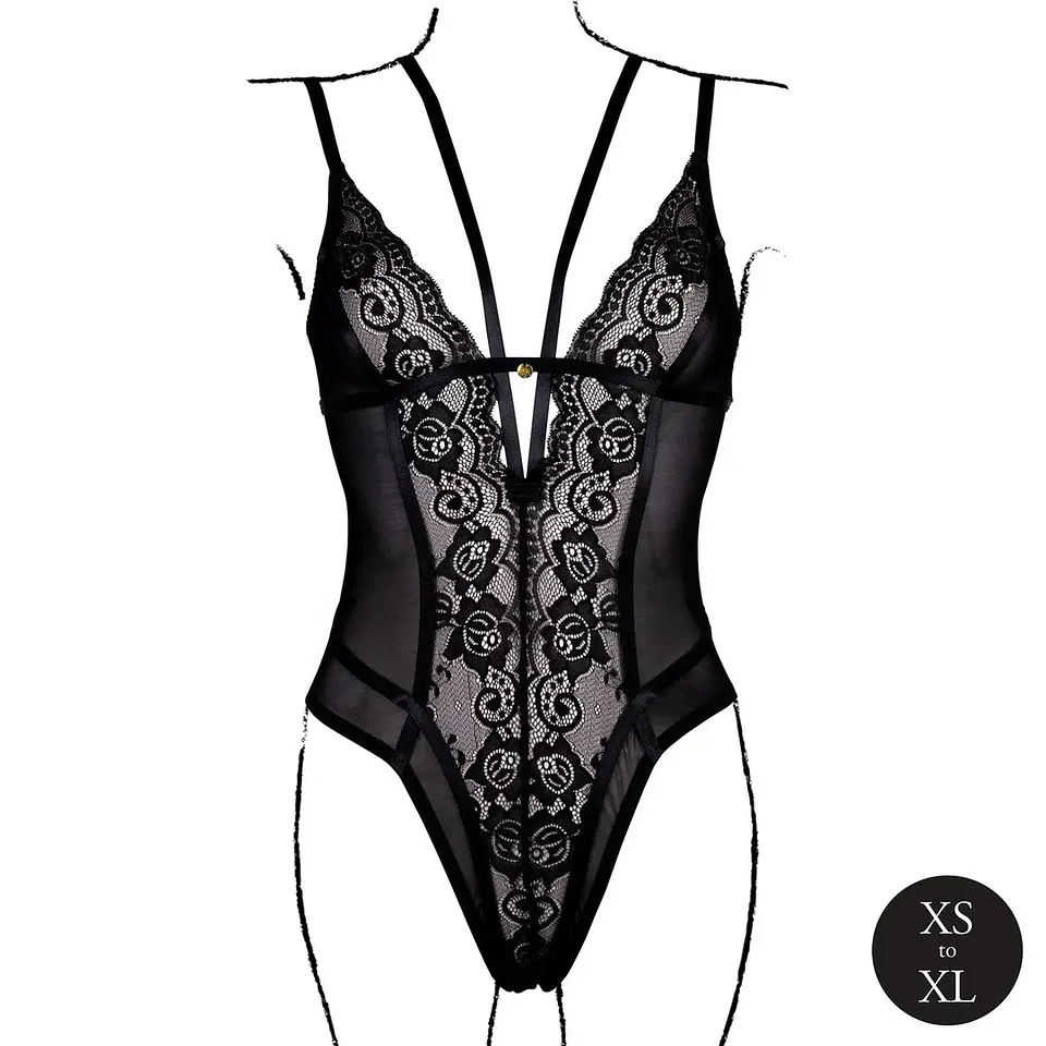 Body Wireless Lace Preto Le Désir 5