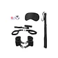Kit de Restrição Bed Post Bindings Restraint Kit Ouch! Preto - Thumbnail 2
