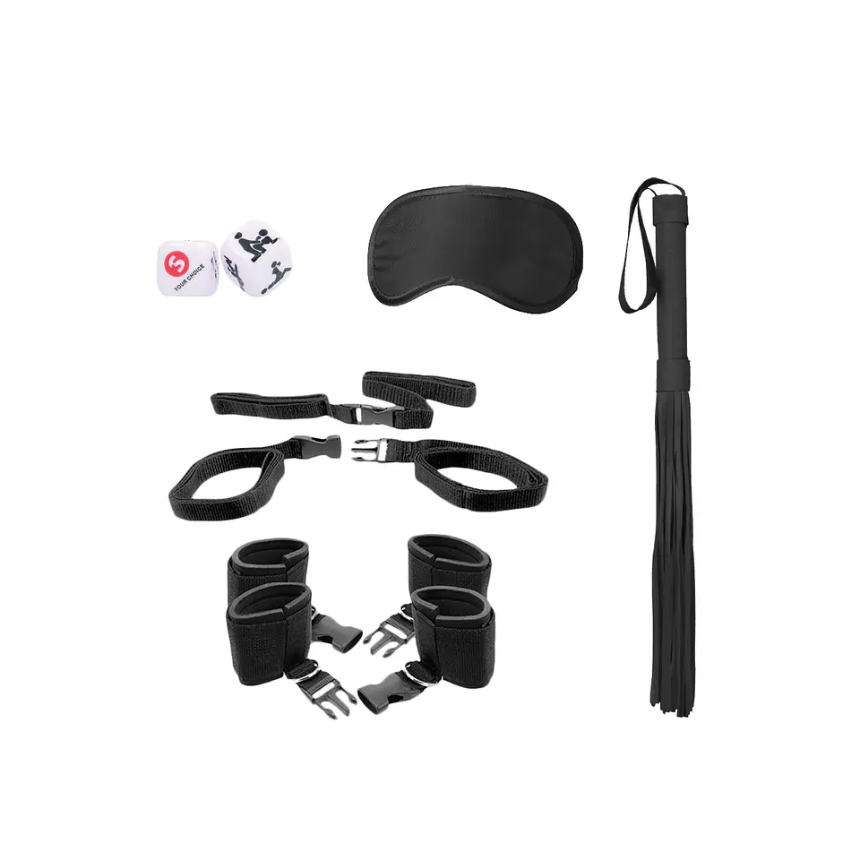 Kit de Restrição Bed Post Bindings Restraint Kit Ouch! Preto 2