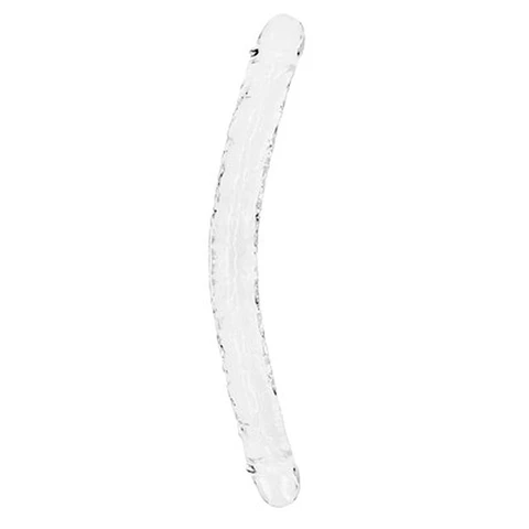 Dildo Duplo Crystal Clear 18 /45 CM Transparente Realrock