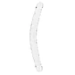 Dildo Duplo Crystal Clear 18 /45 CM Transparente Realrock - Thumbnail 1