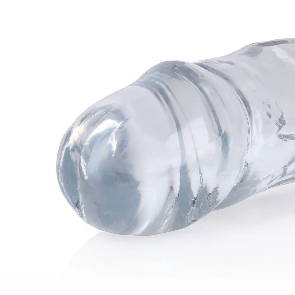 Dildo Duplo Crystal Clear 18 /45 CM Transparente Realrock 4