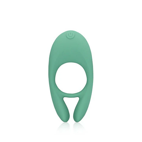 Anel para o Pénis Ultra Soft Silicone Pointed Blue Grass Loveline