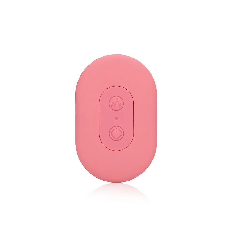 Ovo Vibratório com Comando Ultra Soft Silicone Pink Arabesque Loveline 6