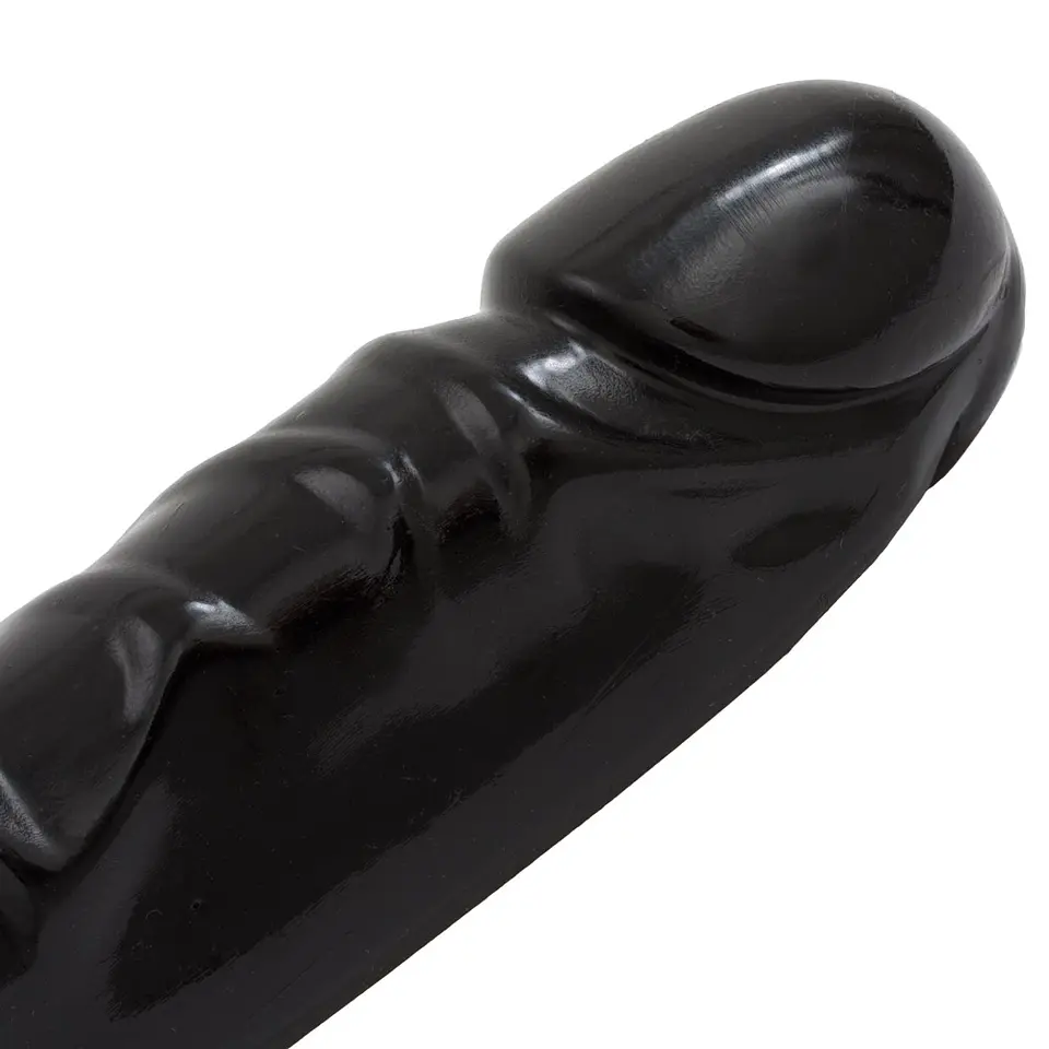 Dildo Duplo Jr. Veined Double Header 12'' Preto Doc Johnson 2