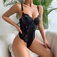 Body Lace and Faux Leather Preto de Namour - Thumbnail 4