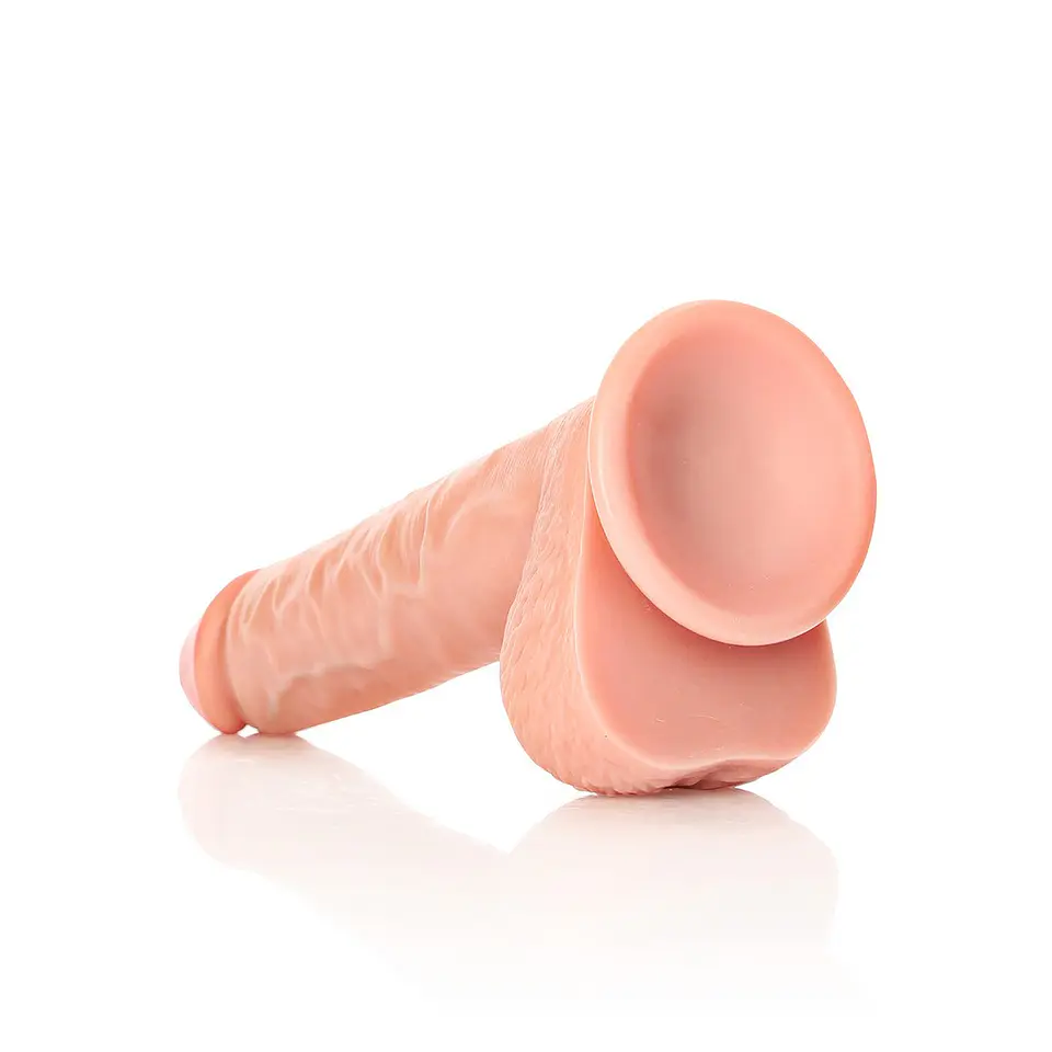 Dildo Realista com Testículos Straight 9 /23 CM Realrock 5