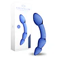 Dildo em Vidro Superior Chrystalino Azul - Thumbnail 1