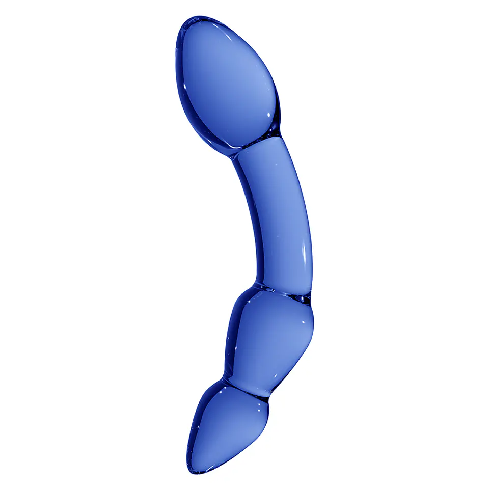 Dildo em Vidro Superior Chrystalino Azul 2