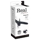 Strap-On Oco com Testículos Real Rapture Air Feeling 8' Preto Toyz4lovers - Thumbnail 2