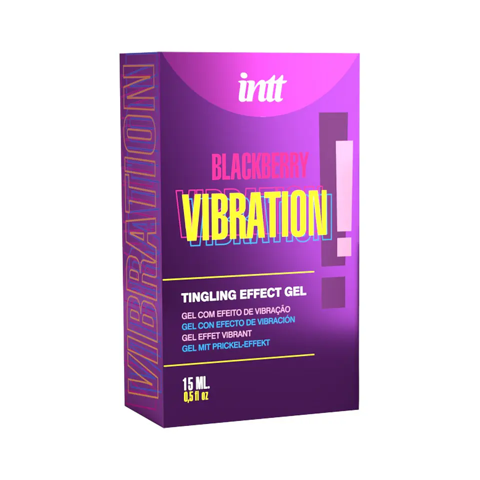 Gel com Vibração Vibration Blackberry Intt 15ml 3