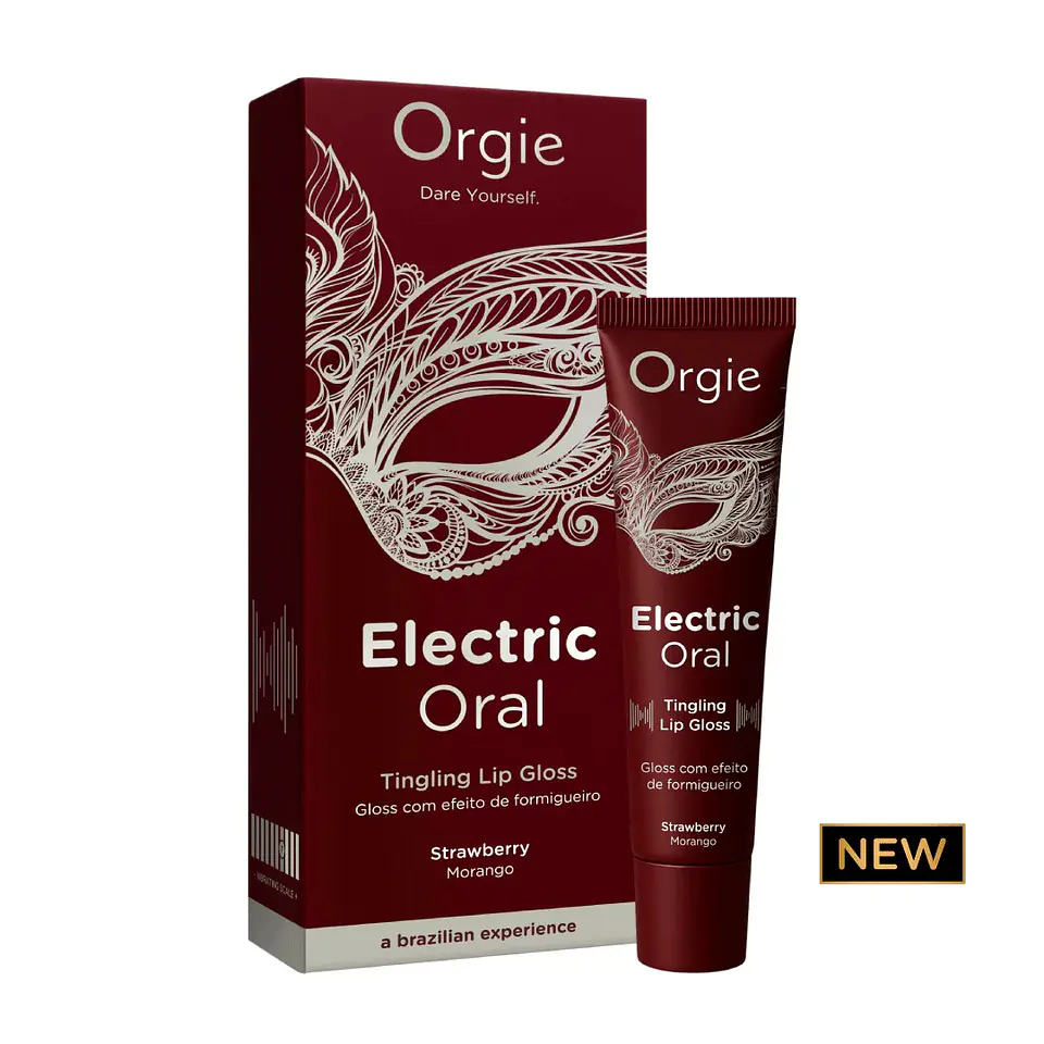 Batom com Efeito Formigueiro Electric Oral Tingling Lip Gloss 10ml Orgie 2