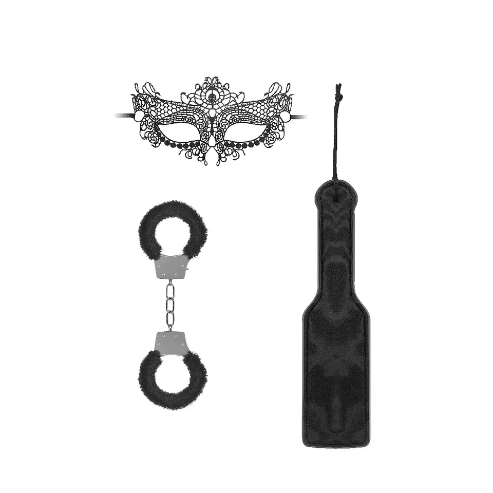 Kit Bondage Introdutório 3 Preto Ouch! 2