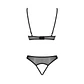 Conjunto de 2 Peças Christa Preto Erotic Line Passion - Thumbnail 4
