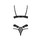 Conjunto de 2 Peças Dolly Preto Erotic Line Tamanho Queen Passion - Thumbnail 4